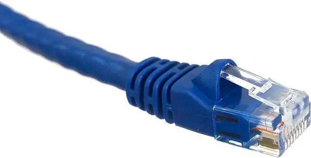 Alt view image 3 of 5 - Micro Connectors, ( E08-014BL-10) 14 Feet CAT 6 UTP RJ45 Patch Cables, Pack of 10,  Color-Blue