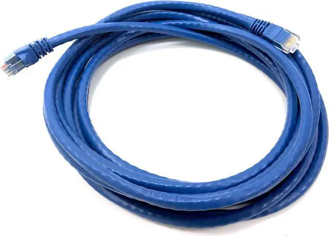 Alt view image 2 of 5 - Micro Connectors, ( E08-014BL-10) 14 Feet CAT 6 UTP RJ45 Patch Cables, Pack of 10,  Color-Blue