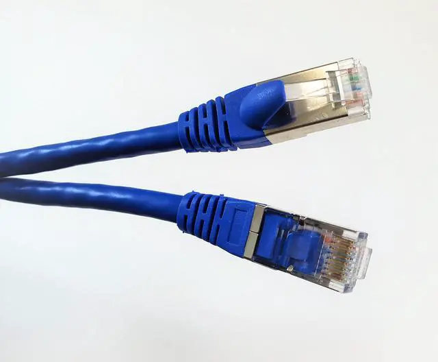 Alt view image 3 of 7 - Micro Connectors 100 Feet Cat7 SFTP Double Shielded RJ45 Snagless Ethernet (26AWG) Cable (Blue) (E11-100BL)