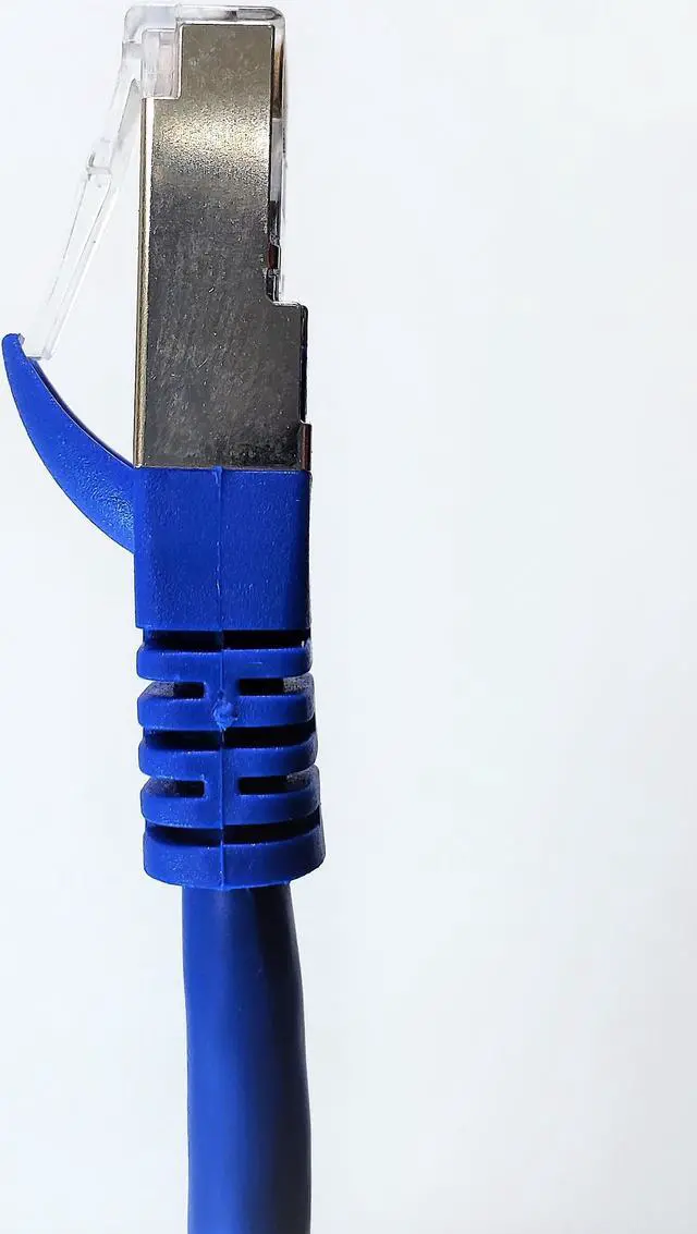 Alt view image 5 of 7 - Micro Connectors 100 Feet Cat7 SFTP Double Shielded RJ45 Snagless Ethernet (26AWG) Cable (Blue) (E11-100BL)