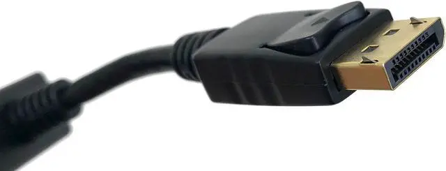 Alt view image 2 of 3 - Micro Connectors, 9-Inch DisplayPort Male to VGA Female Dongle (DP-VGA-9)