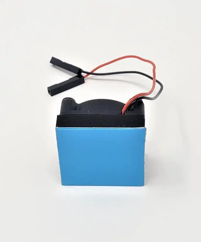 Alt view image 3 of 8 - MICRO CONNECTORS  Cooling Fan/Heat Sink for Raspberry Pi (RAS-FANHS10), Black