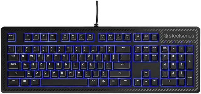 Main image of SteelSeries Apex 100 Gaming Keyboard - Blue LED