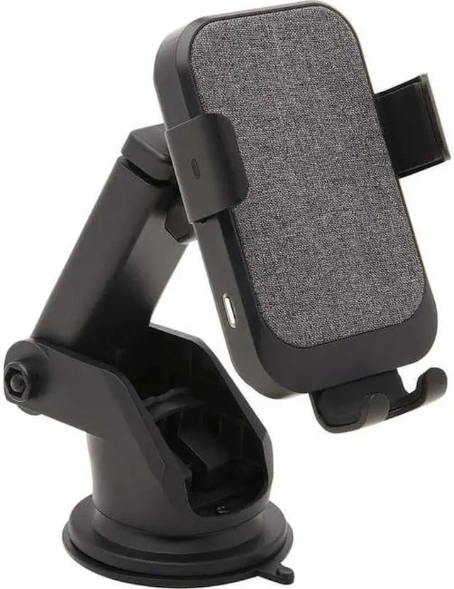Alt view image 7 of 20 - Tripp Lite Wireless Car Charger 15W USB C w/ Windshield Dash Phone Holder