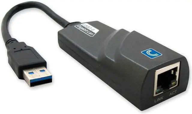Alt view image 3 of 4 - Comprehensive USB3-RJ45 Comprehensive USB 3.0 to Gigabit Ethernet Adapter RJ45 10/100/1000 Mbps - USB 3.0 - 1 Port(s) - 1 - Twisted Pair