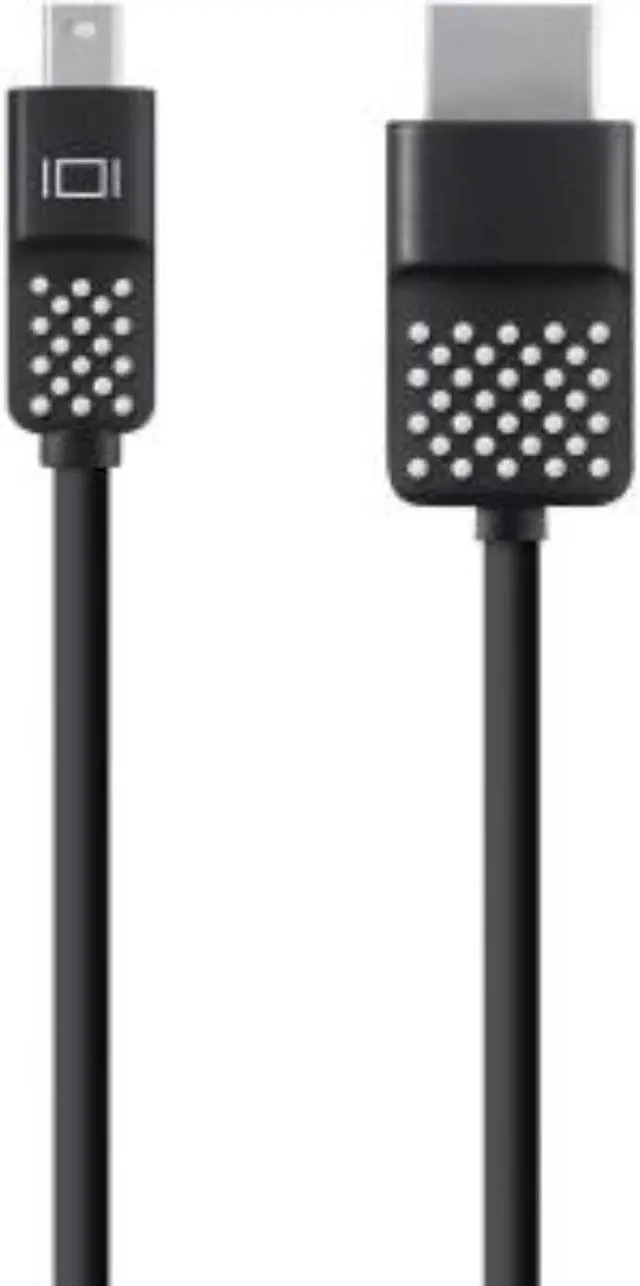 Alt view image 7 of 11 - Belkin F2CD080bt12 Mini Displayport To Hdtv Cable - Video Cable - Displayport / Hdmi - Hdmi (M) To Mini Displayport (M) - 12 Ft - Black - 4K Support