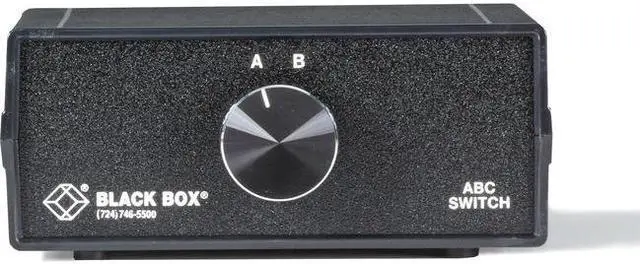 Alt view image 7 of 9 - Black Box 100-Mbps ABC Manual Switch