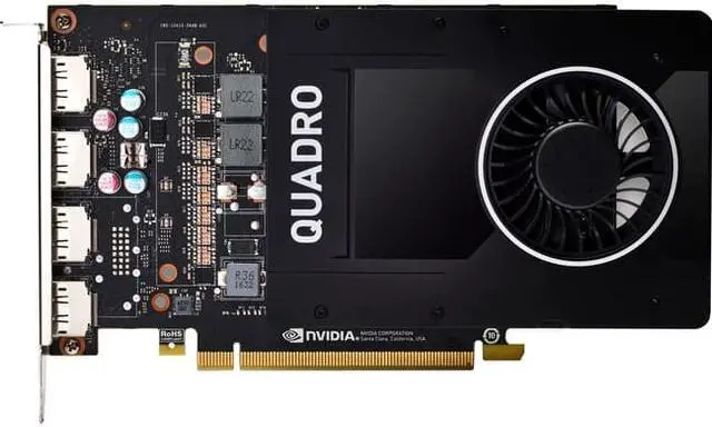 Alt view image 6 of 12 - HP Quadro P2200 Graphic Card 5 GB 6YT67AT