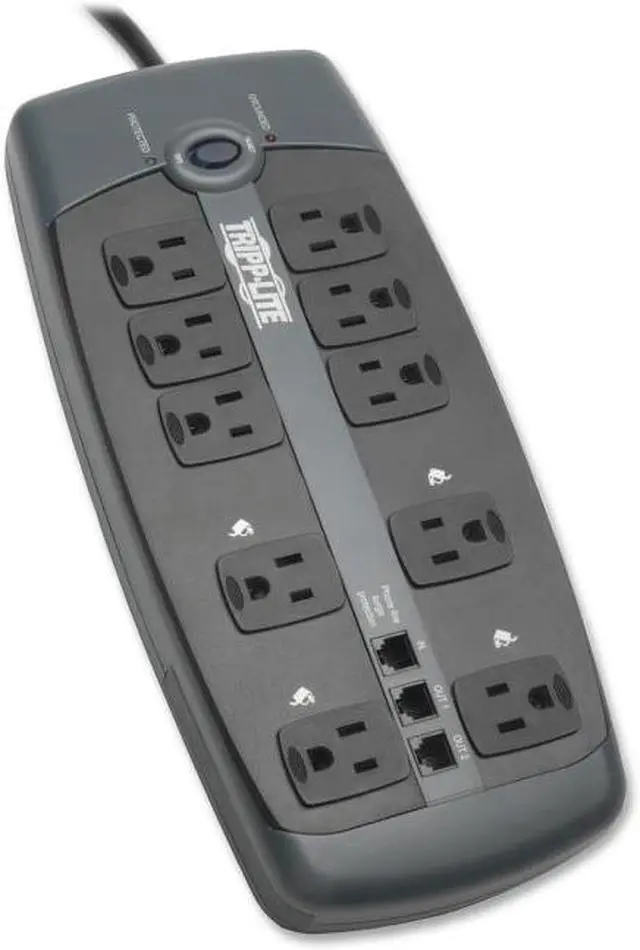Main image of Tripp Lite TLP1008TEL 8ft. 10 Outlets 2395 Joules Protect It! Surge Suppressor