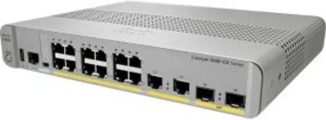 Alt view image 4 of 6 - Cisco 3560CX-8PC-S Layer 3 Managed Ethernet Switch