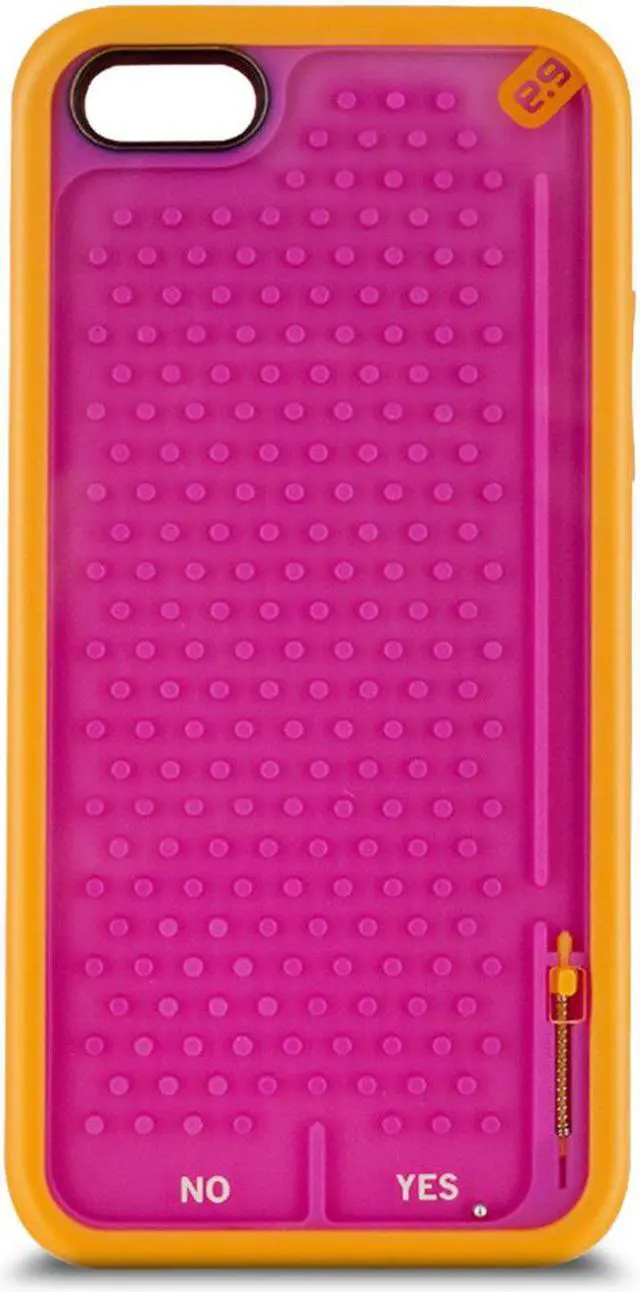 Alt view image 4 of 7 - Puregear Undecided Retro Game Case For Iphone 5C (Orange & Pink)