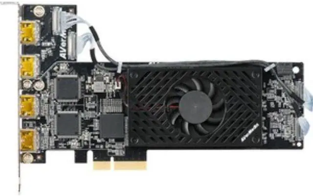 Alt view image 6 of 6 - AVerMedia 1080p60 HDMI 4-Channel PCIe Video Capture Card w/Low Profile (CL314H1)