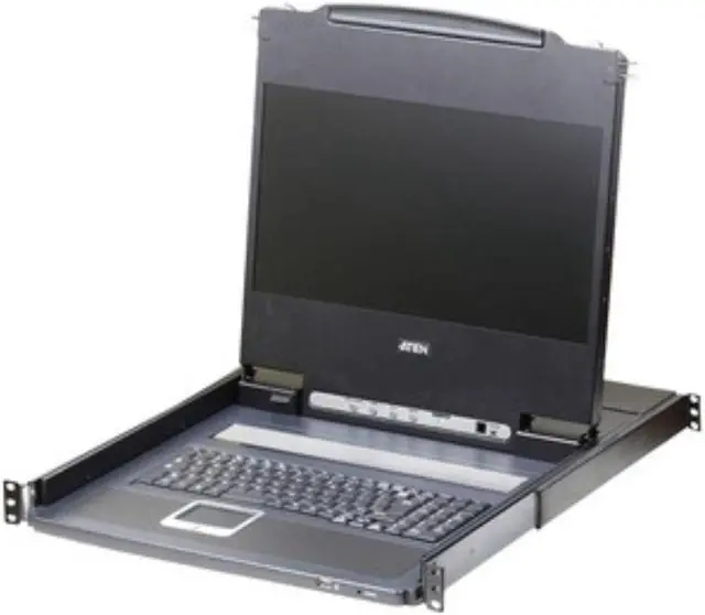 Alt view image 11 of 11 - ATEN CL6700MW 17" wideScreen Full HD LCD console support DVI,HDMI,VGA