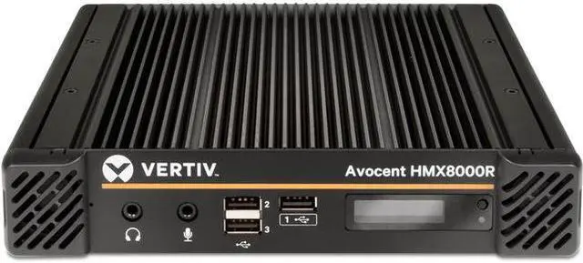 Main image of Vertiv Avocent HMX8000R IP KVM Receiver 4K video 10 GbE 4 USB2.0 HMX8000R400