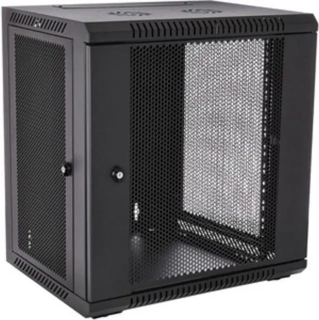 Alt view image 2 of 9 - V7 12U Rack Wall Mount Vented Enclosure RMWC12UV4501N
