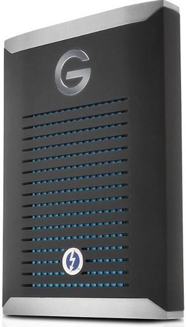 Alt view image 5 of 10 - G-Technology 1TB G-DRIVE Mobile Pro SSD Durable Portable External Storage, Thunderbolt 3 (0G10311)