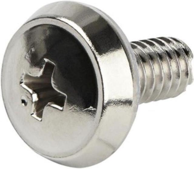 Alt view image 2 of 3 - StarTech.com CABSCRWS1224 12-24 Server Rack Screws - 50 pack - Nickel-Plated