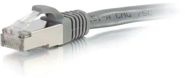 Alt view image 5 of 7 - C2G 00789 Cat6 Cable - Snagless Shielded Ethernet Network Patch Cable, Gray (30 Feet, 9.14 Meters)