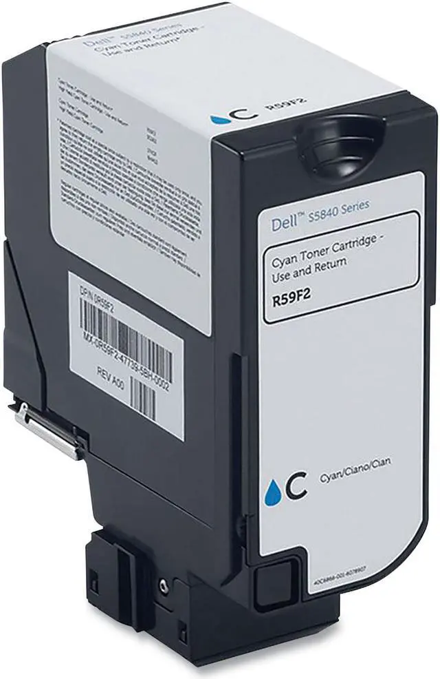 Alt view image 5 of 6 - DELL PRINTER ACCESSORIES R59F2 6K PG CYAN TONER CARTRIDGE