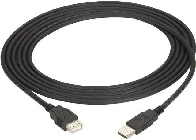 Alt view image 2 of 4 - BLACK BOX USB05E-0010 USB 2.0 EXTENSION CABLE - TYPE A MALE TO TYPE A FEMALE, BLACK, 10-FT. (3.0-M)