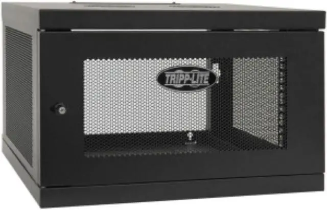 Alt view image 15 of 20 - Tripp Lite 6U Wall Mount Rack Enclosure Server Cabinet, Knock Down, 16.5" Deep, Switch Depth (SRW6UKD)
