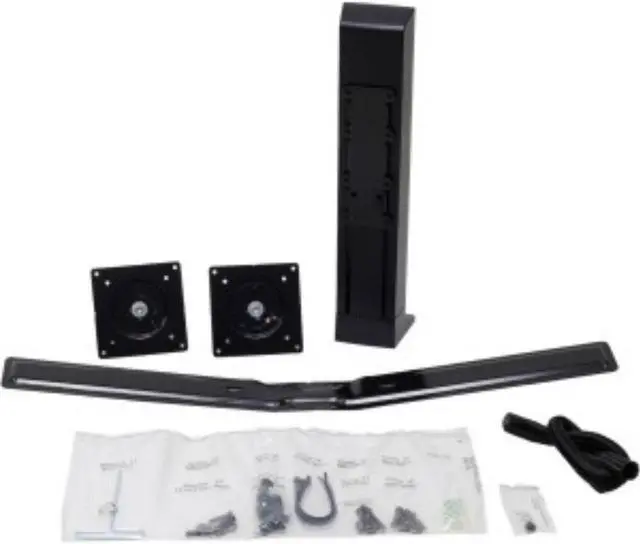 Alt view image 5 of 13 - Ergotron 97-934-085 WorkFit Dual Monitor Kit, universal