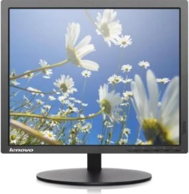 Alt view image 12 of 20 - Lenovo ThinkVision T1714p 17 Inch Square LED Backlit LCD Monitor