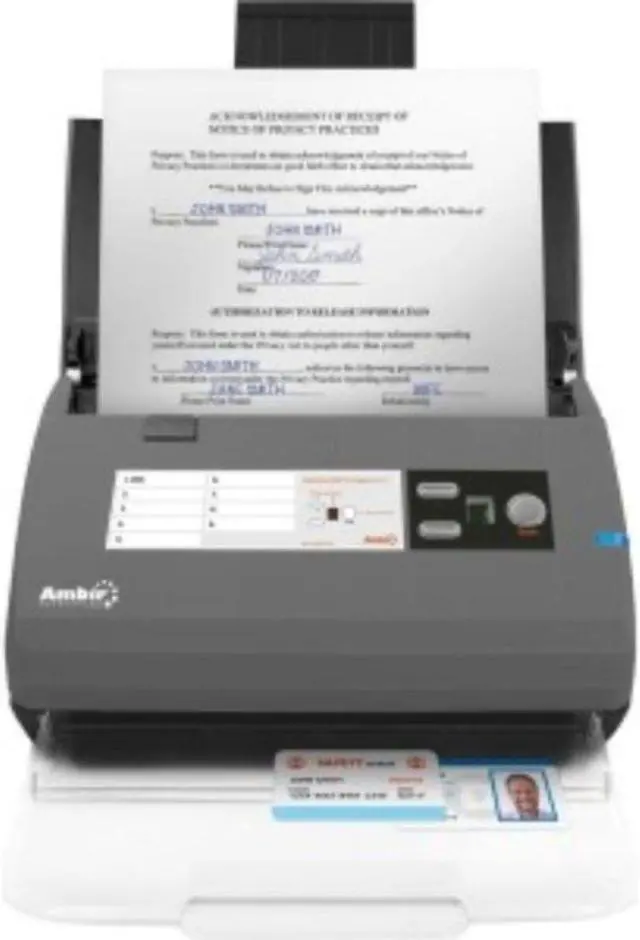 Main image of Ambir ImageScan Pro 830ix Sheetfed Scanner - 600 dpi Optical