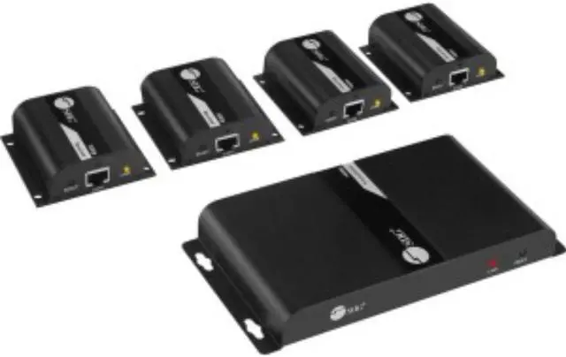 Alt view image 6 of 20 - Siig 4-Port Hdmi Splitter Over Cat6 Extender With Ir - 40M