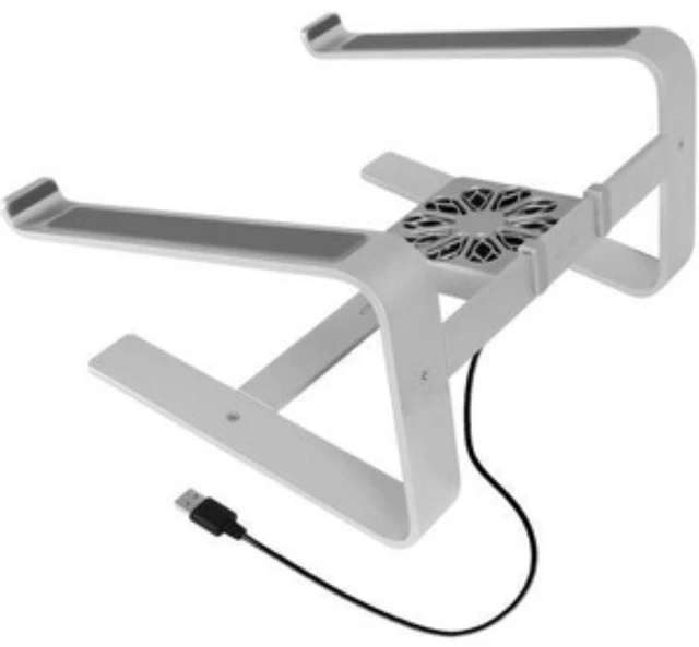 Macally Computer Stand macally laptop stand with cooling fan for desk | sturdy aluminum frame ...