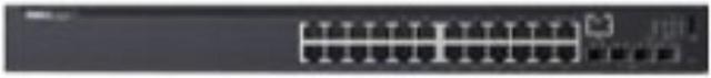 Alt view image 5 of 10 - Dell 463-7254 Dell N1524 Ethernet Switch - 24 Ports - Manageable - Stack Port - 4 x Expansion Slots - 1000Base-T, 10GBase-X - Uplink Port - 24, 4 x Network, Expansion Slot - Twisted Pair, Optical