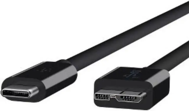 Alt view image 2 of 3 - BELKIN INTERNATIONAL INC B2C008-1M-BLK BELKIN 1M 3.1 USB-C TO MICRO-B CABLE ( USB TYPE-C)