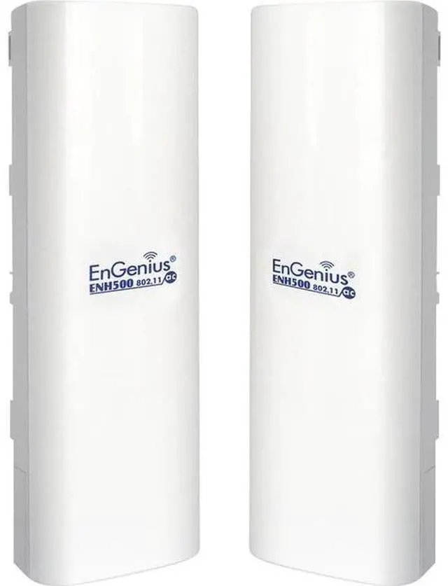 Alt view image 3 of 14 - EnGenius Technologies ENH500v3 Wi-Fi 5 Wave 2 Outdoor AC867 5GHz Plug-n-Play Wireless CPE/Client Bridge, PTP/PTMP, IP55, 27dBm with 16 dBi High-Gain Antenna, Long Range up to 5 Miles [2-Pack]