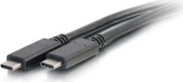 Alt view image 9 of 11 - C2G 1M USB-C to USB-C 3.1 Cable USB Type-C Cable USB Type-C Cable