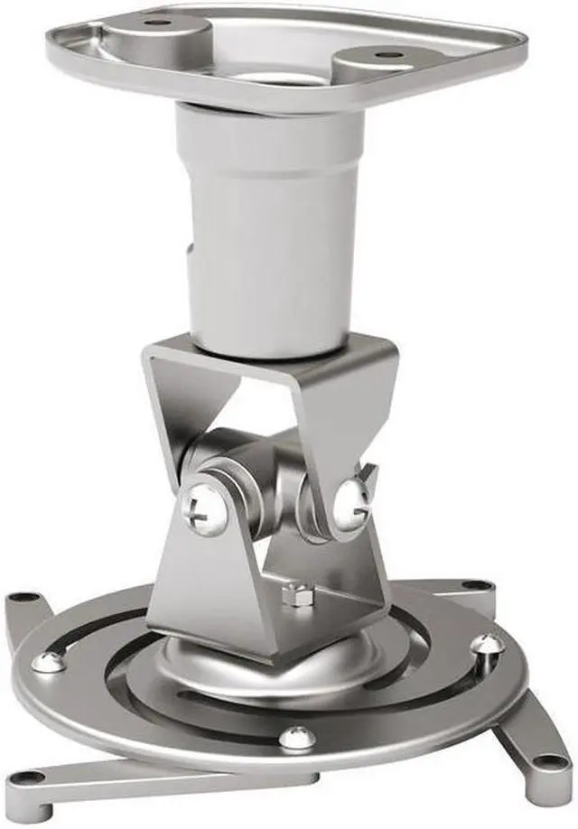 Alt view image 5 of 5 - Amer Mounts Universal Celing Projector Mount Supports Up To 30 lbs - Silver
