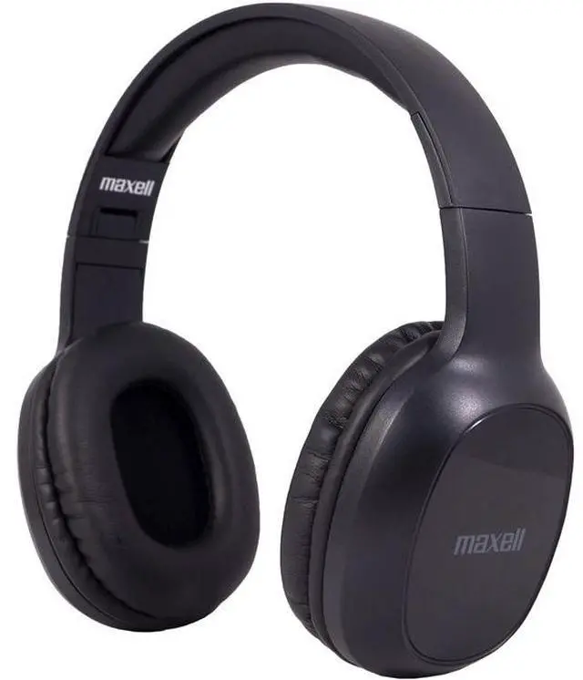 Alt view image 3 of 20 - Maxell Bass 13 Wireless Headphone with Mic, Black 199793