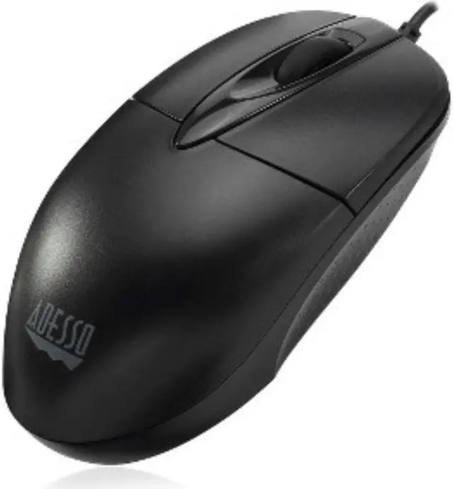 Alt view image 16 of 20 - ADESSO iMouseM6 Black 3 Buttons 1 x Wheel USB Wired Optical Mouse