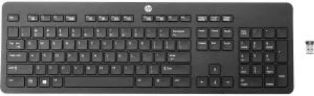 Alt view image 8 of 11 - HP Link-5 T6U20UT#ABA Black USB RF Wireless Standard Keyboards