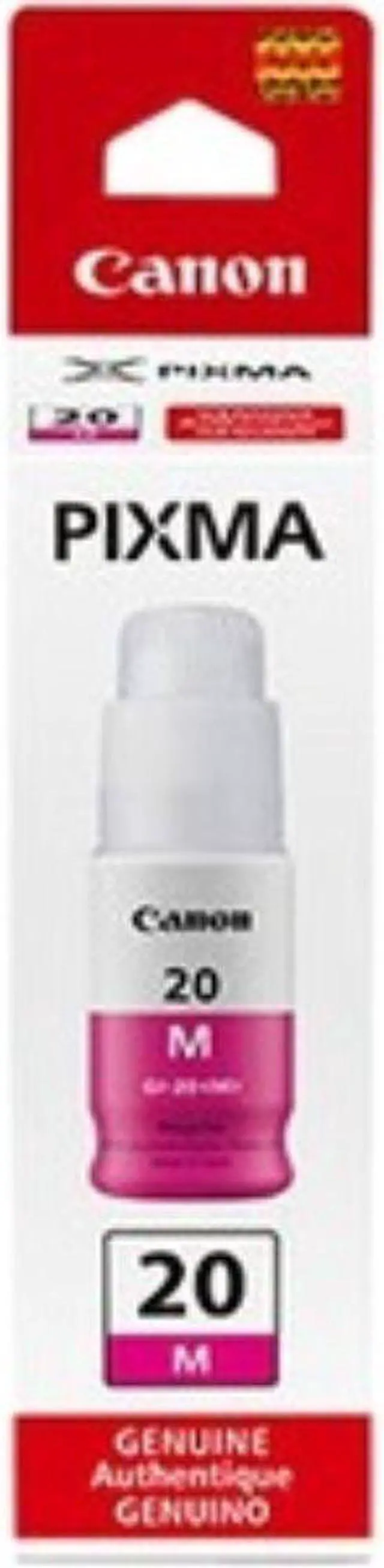 Alt view image 4 of 10 - Canon Canon GI-20 MegaTank Ink - Inkjet - Magenta - 1 Each