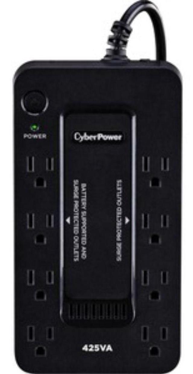 Alt view image 18 of 20 - CyberPower ST425 Standby UPS Systems - 425VA/260W, 120 VAC, NEMA 5-15P, Compact, 8 Outlets