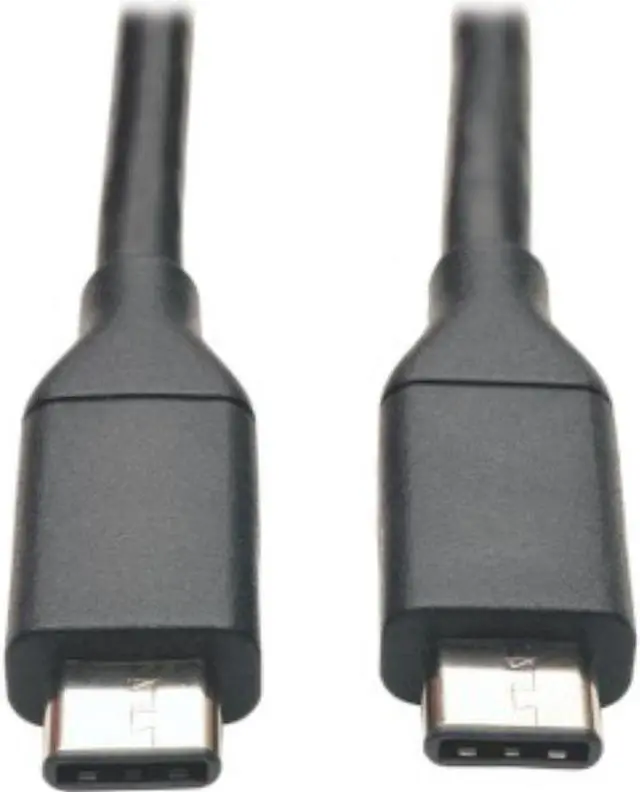 Alt view image 5 of 9 - Tripp Lite U420-003 Black USB 3.1 Gen 1 (5 Gbps) Cable, USB Type-C (USB-C)