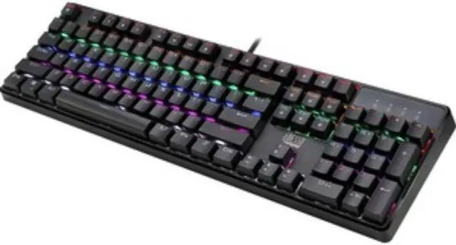 Alt view image 8 of 15 - Adesso Multi-Color Illuminated Mechanical Gaming Keyboard
