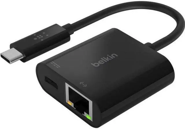 Main image of Belkin USB-C to Ethernet + Charge Adapter INC001BKBL