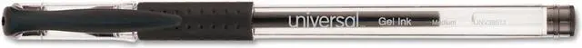 Alt view image 3 of 4 - Universal Gel Stick Roller Ball Pen 0.7 mm Medium Black Ink 60/PK 39513