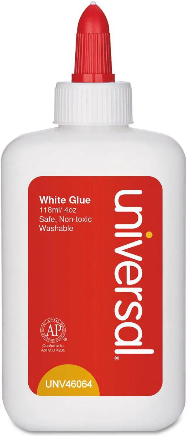 Alt view image 2 of 8 - Universal Washable White Glue 4 oz Dries Clear 46064