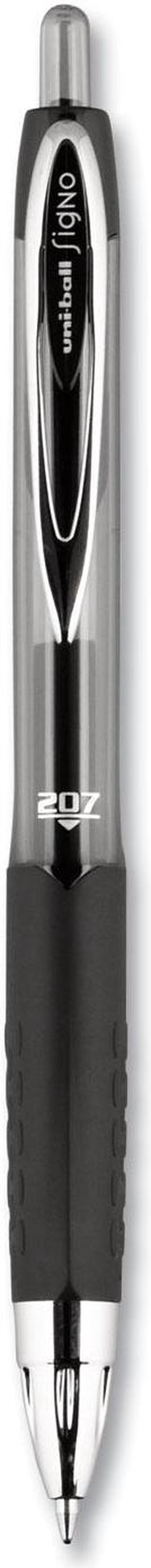 Alt view image 3 of 20 - Uni-Ball Pen,Rbl,Gel 207,Bk 33950
