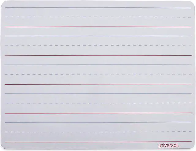 Alt view image 3 of 18 - Universal Lap/Learning Dry-Erase Board Lined 11 3/4" x 8 3/4" White 6/Pack 43911