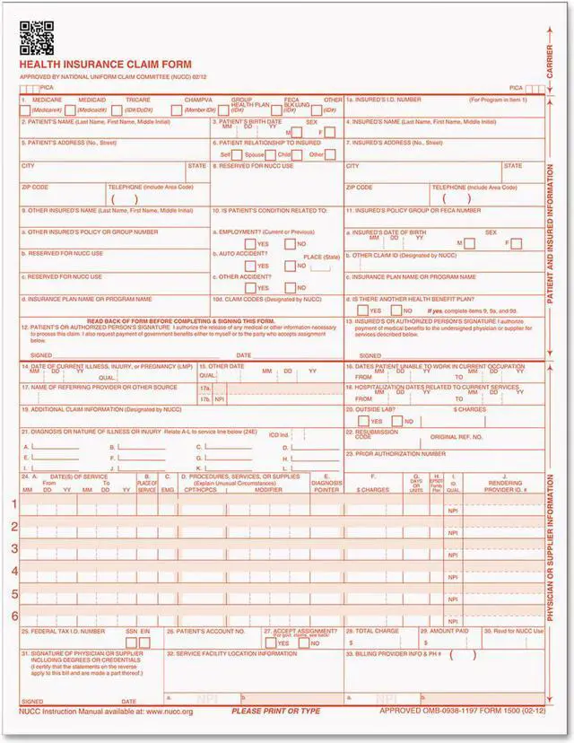 Alt view image 5 of 18 - TOPS Centers for Medicare and Medicaid Services Forms 8 1/2 x 11 250 Forms/Pack 50135RV
