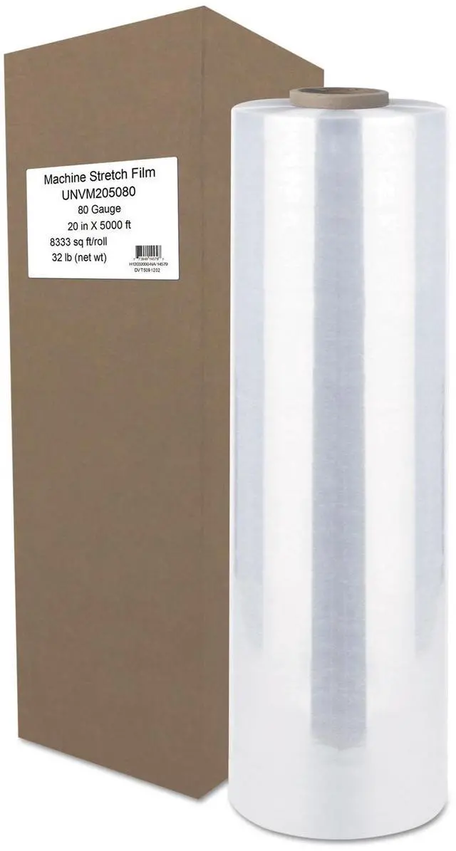 Alt view image 5 of 19 - Universal Machine Stretch Film 20" x 5000 ft 20.3mic Clear M205080