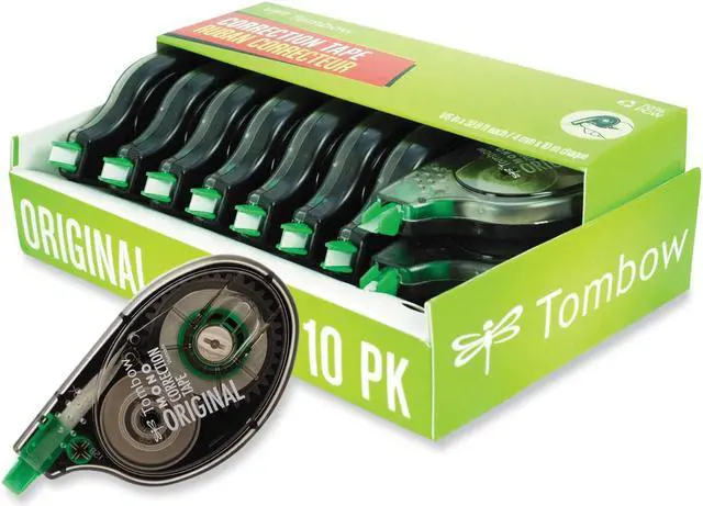 Alt view image 2 of 11 - Tombow MONO Correction Tape 1/6" x 394" White Tape 10/Pack 68720